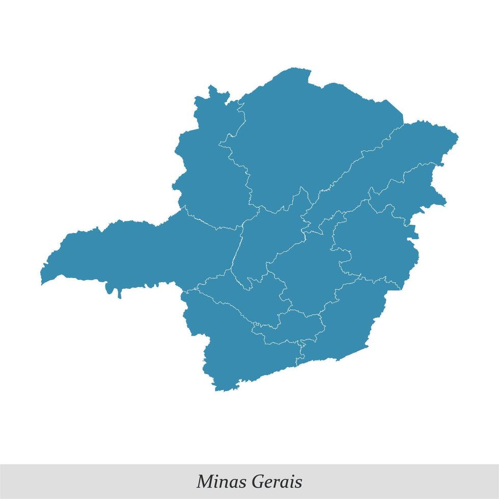 Mapa de Minas Gerais — atuação de Henrique Ferreira em todas as regiões do estado
